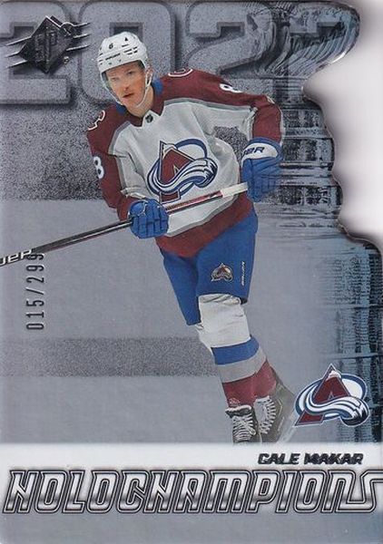 insert karta CALE MAKAR 22-23 SPx HoloChampions /299